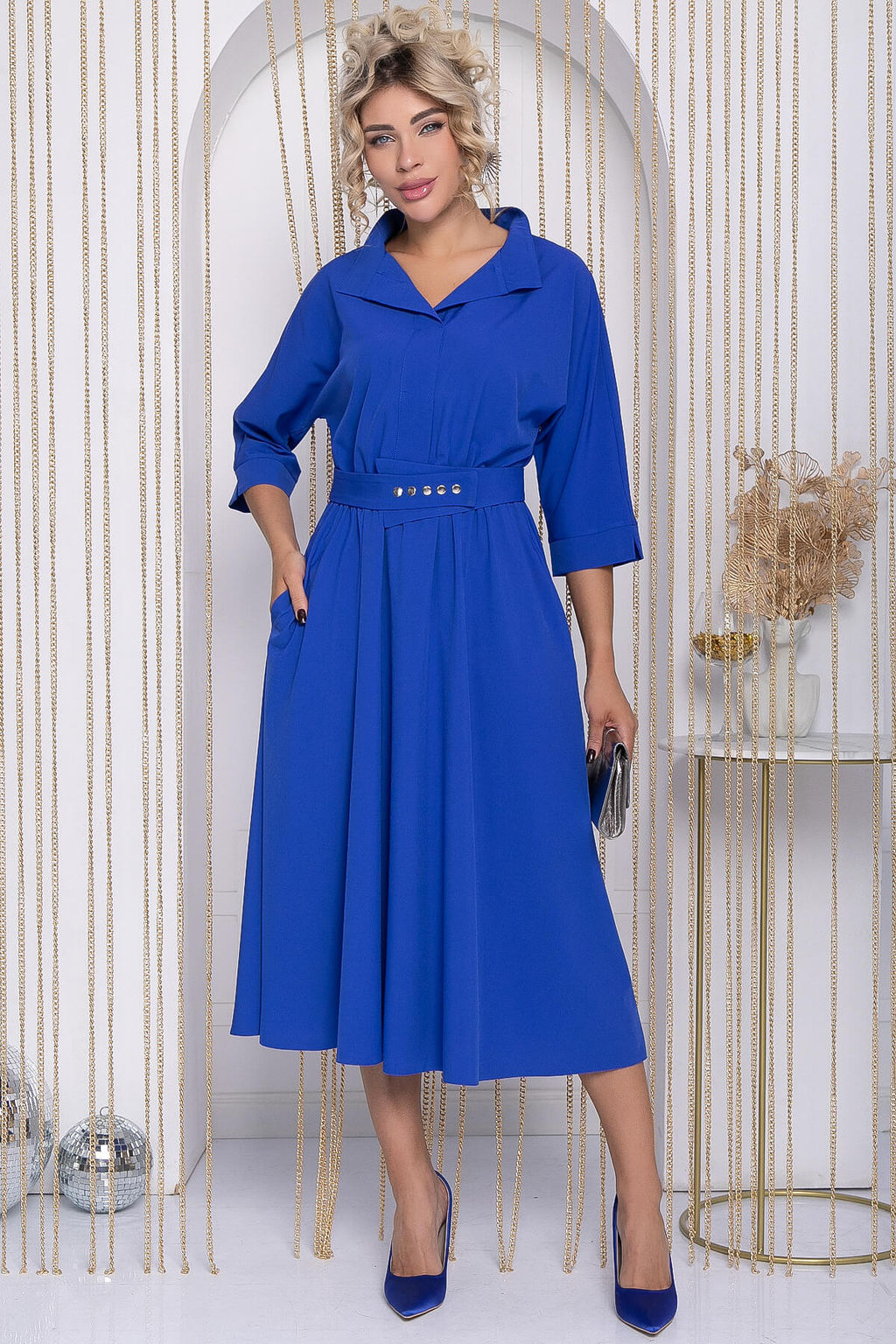 Платье Доминанта (голубое) П12068 - Lt collection фото 6