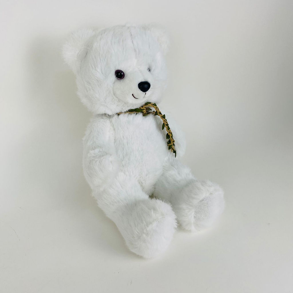 Мягкая игрушка Мишка с плетёным украшением на шее 30 см (арт. 9575/30) - Storyland фото 3