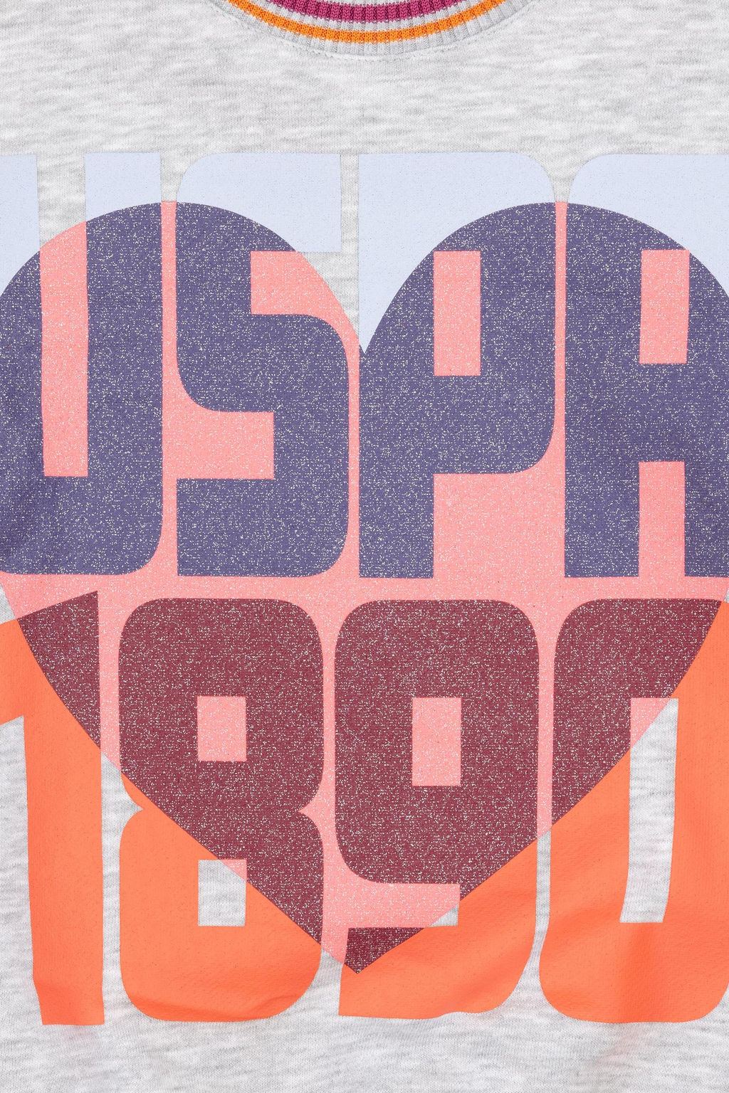 K_z _ocuk A__k Gri Melanj Sweatshirt - U.s. polo assn фото 5