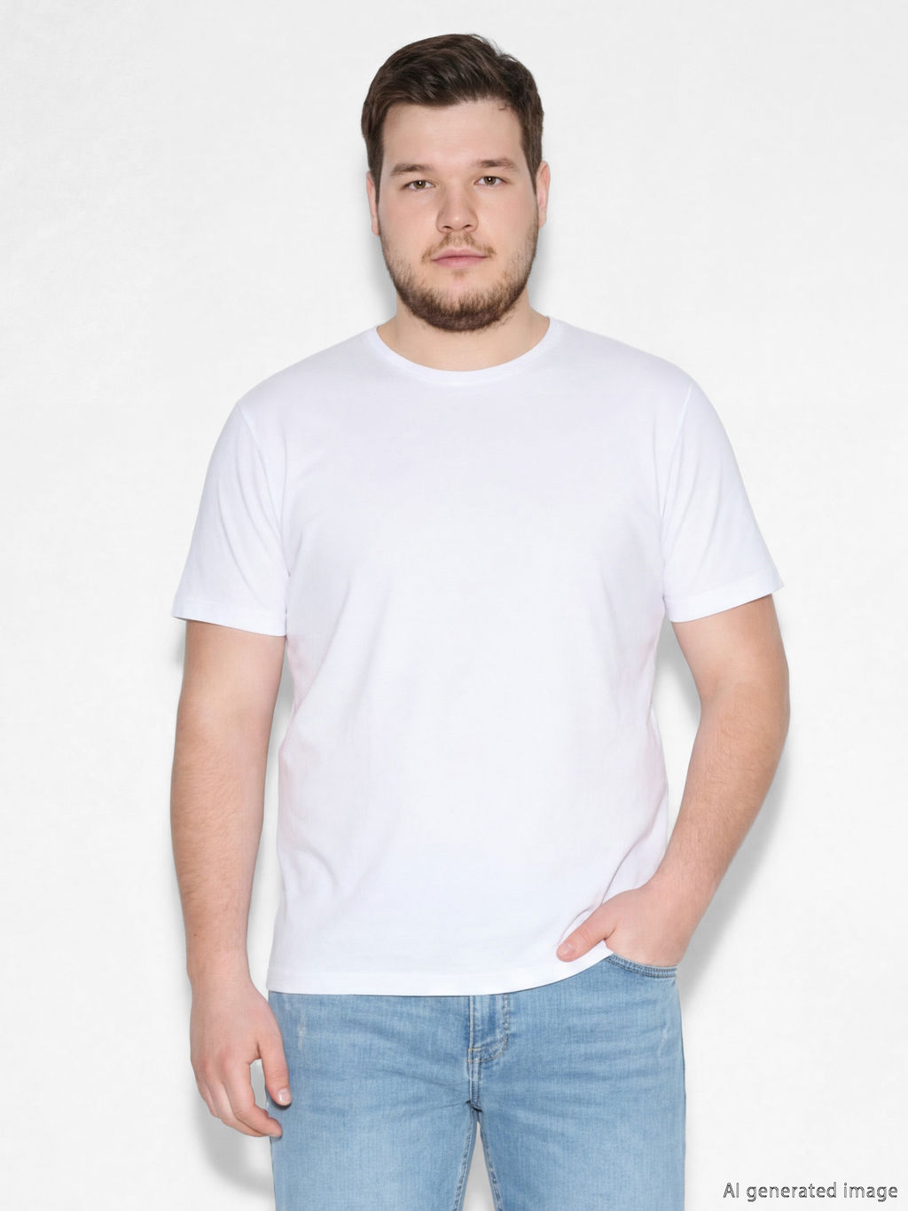 Bisiklet Yaka Modal Erkek Ti??rt