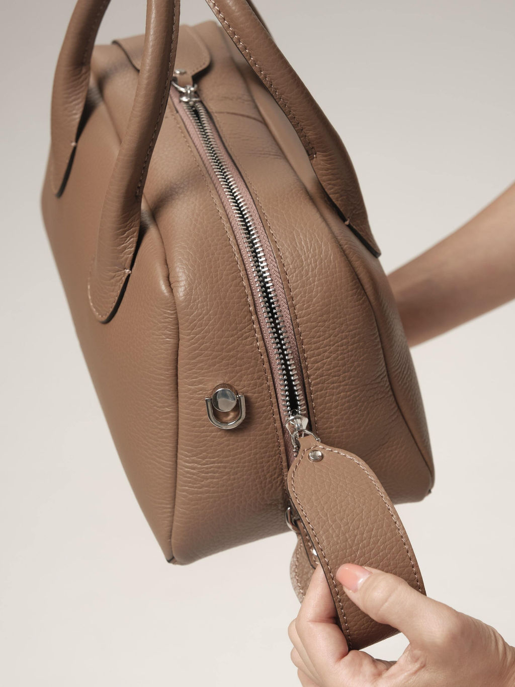 Кожаная сумка Kandys DBR 31206 коричневый лист  фото 11