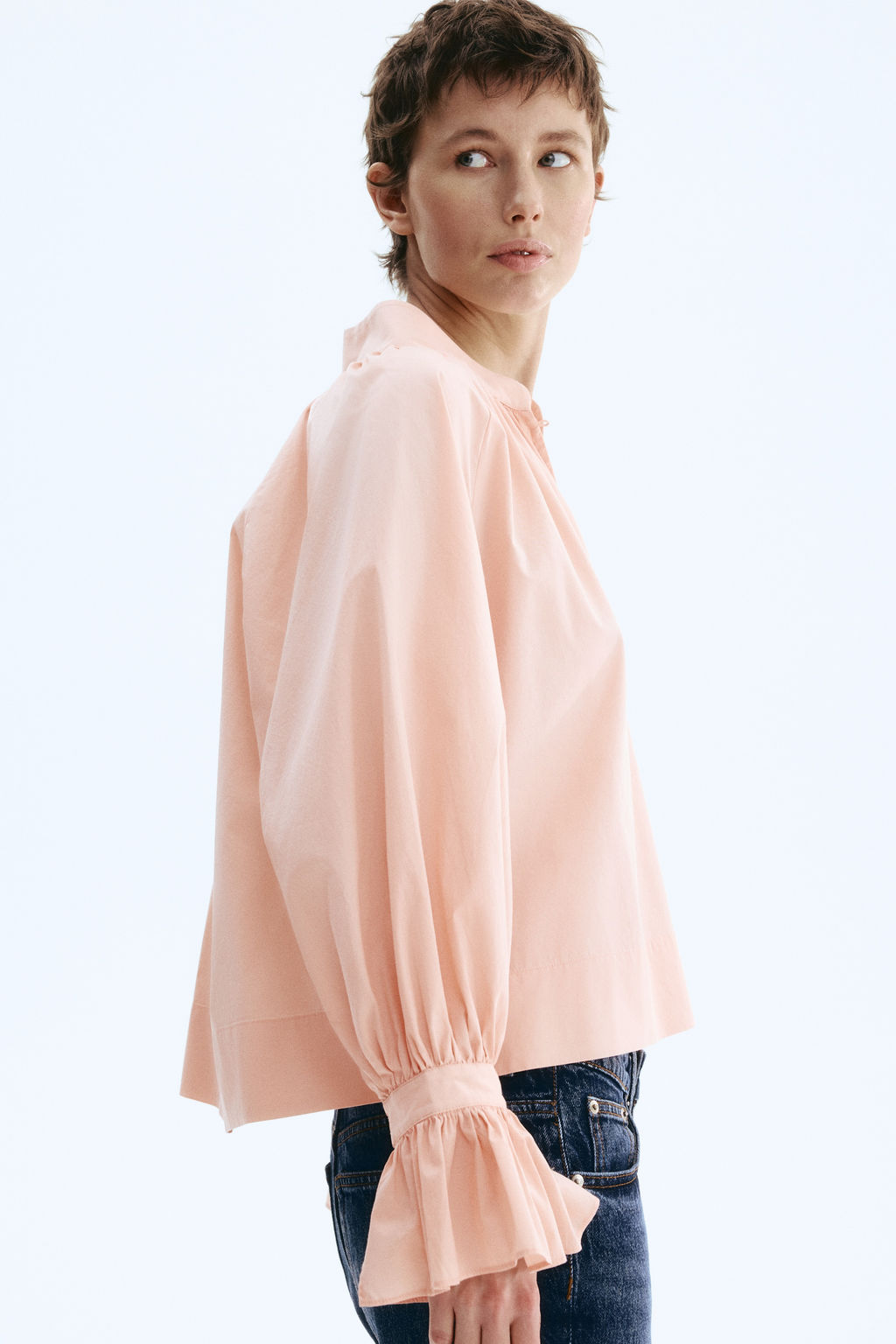 Blusa en popelina de algod?n - H&m фото 5