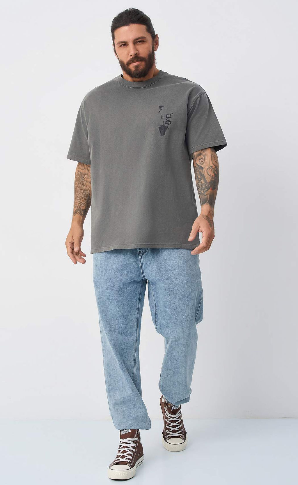 Футболка P511-06005 d.grey