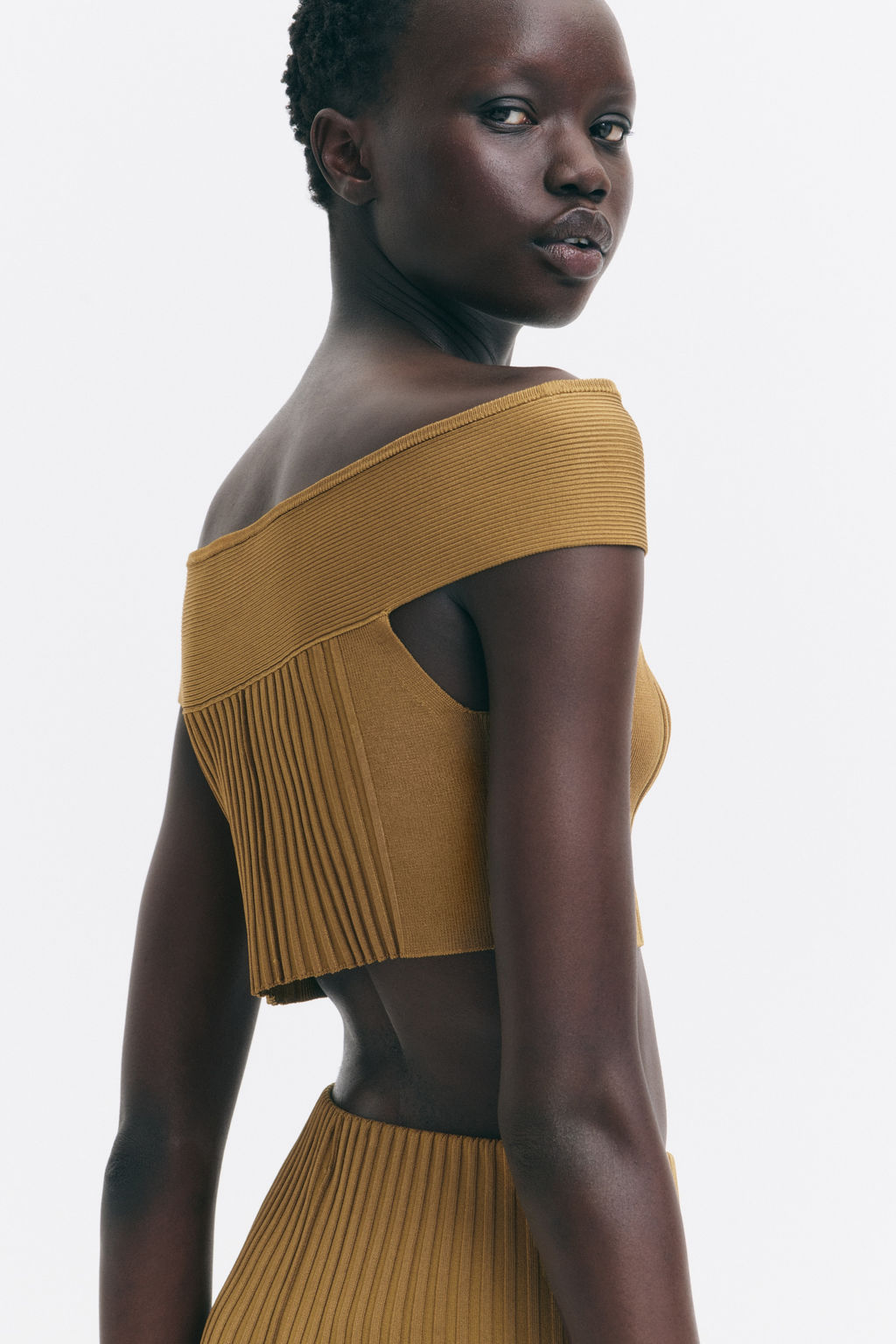 Crop top off-the-shoulder - H&m фото 5