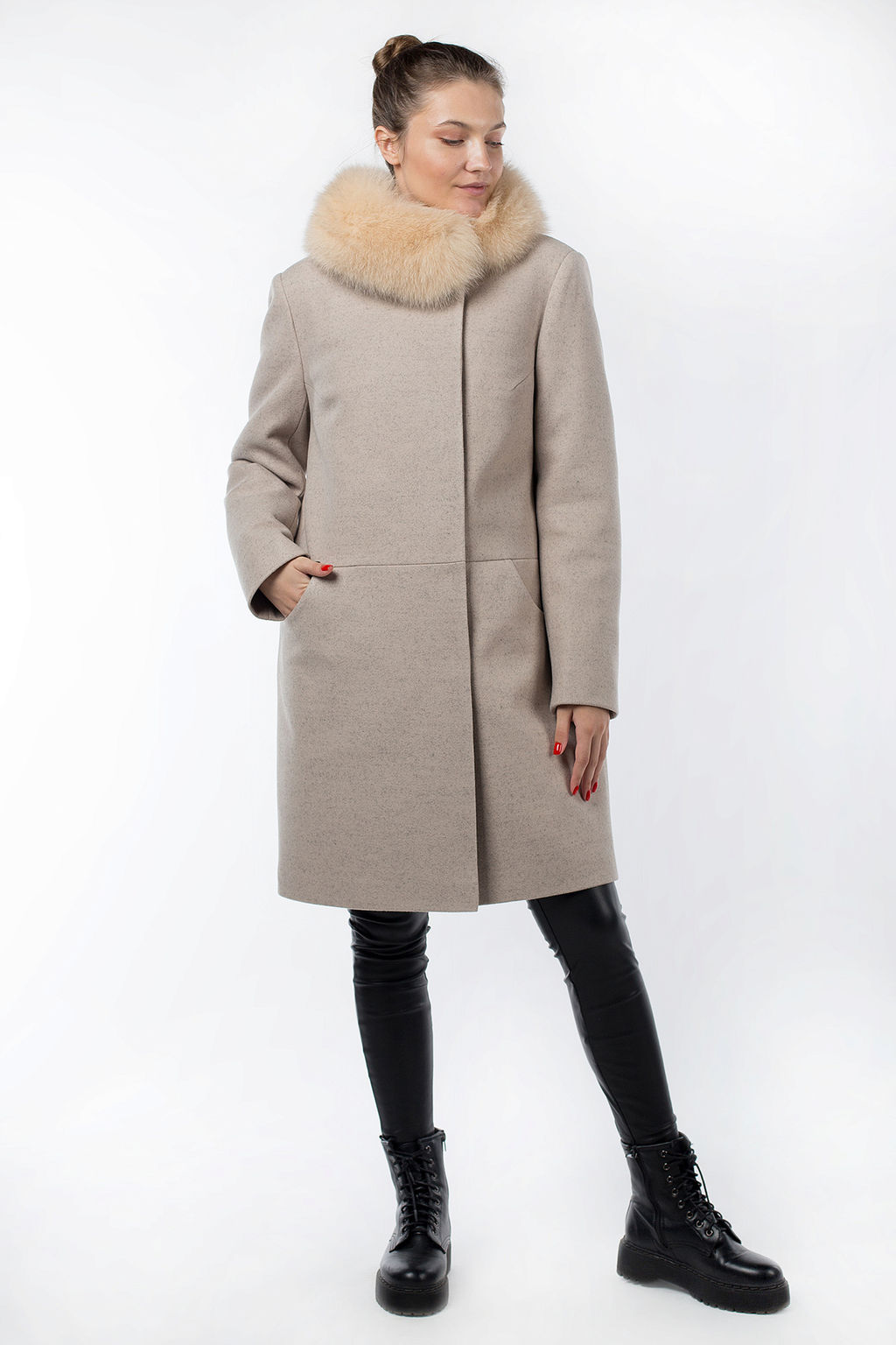 Пальто женское утепленное - El podio фото 3