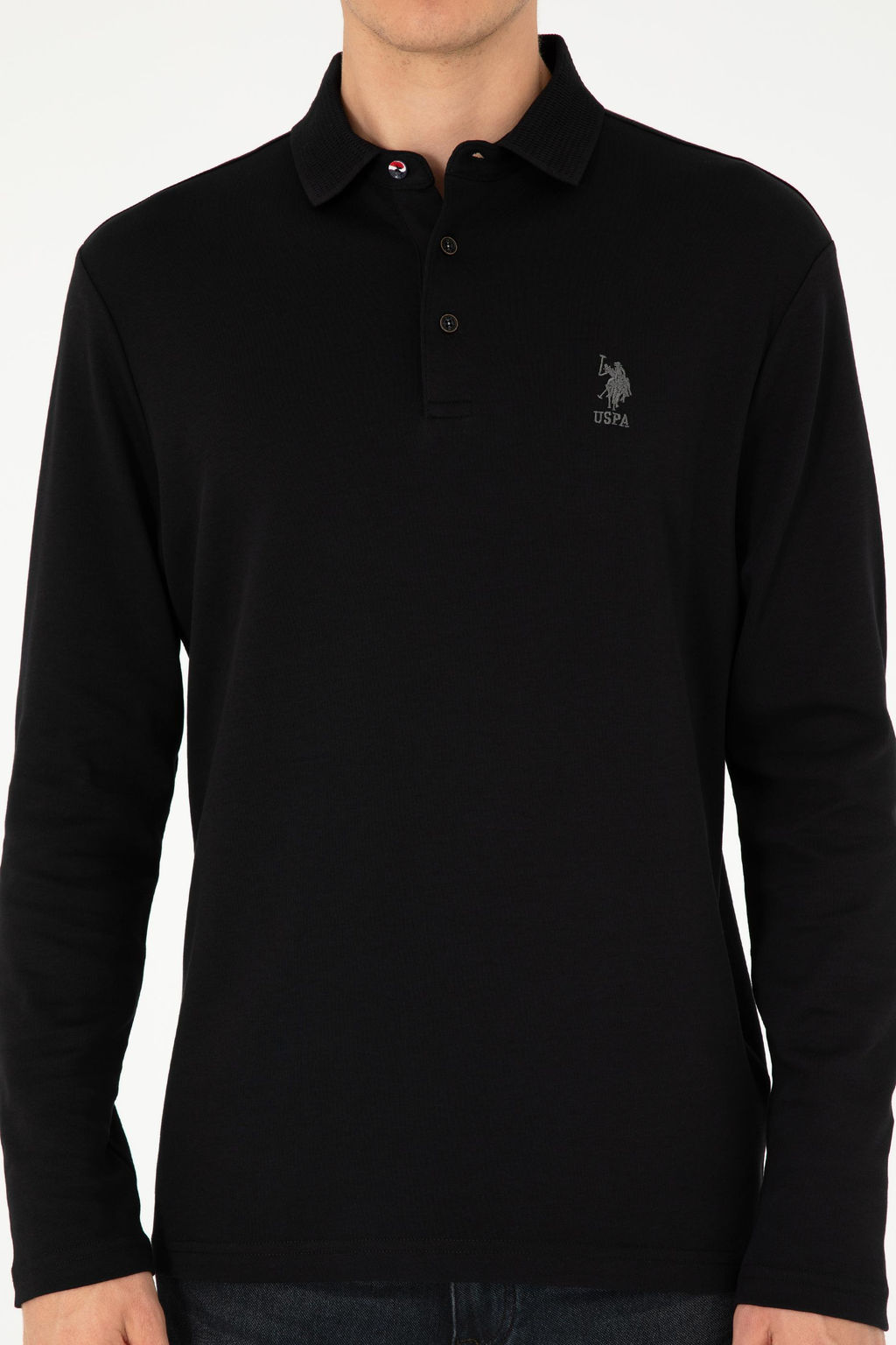 Мужской черный базовый свитшот Неожиданная скидка в корзине - U.s. polo assn фото 13