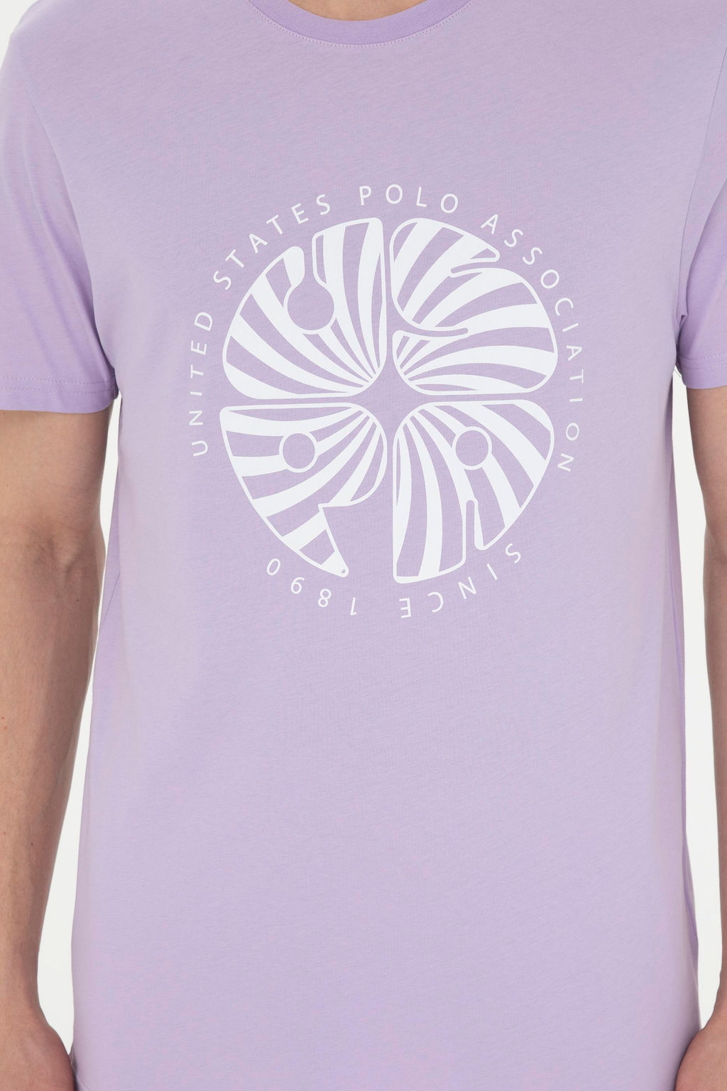 Мужская сиреневая футболка Неожиданная скидка в корзине - U.s. polo assn фото 13