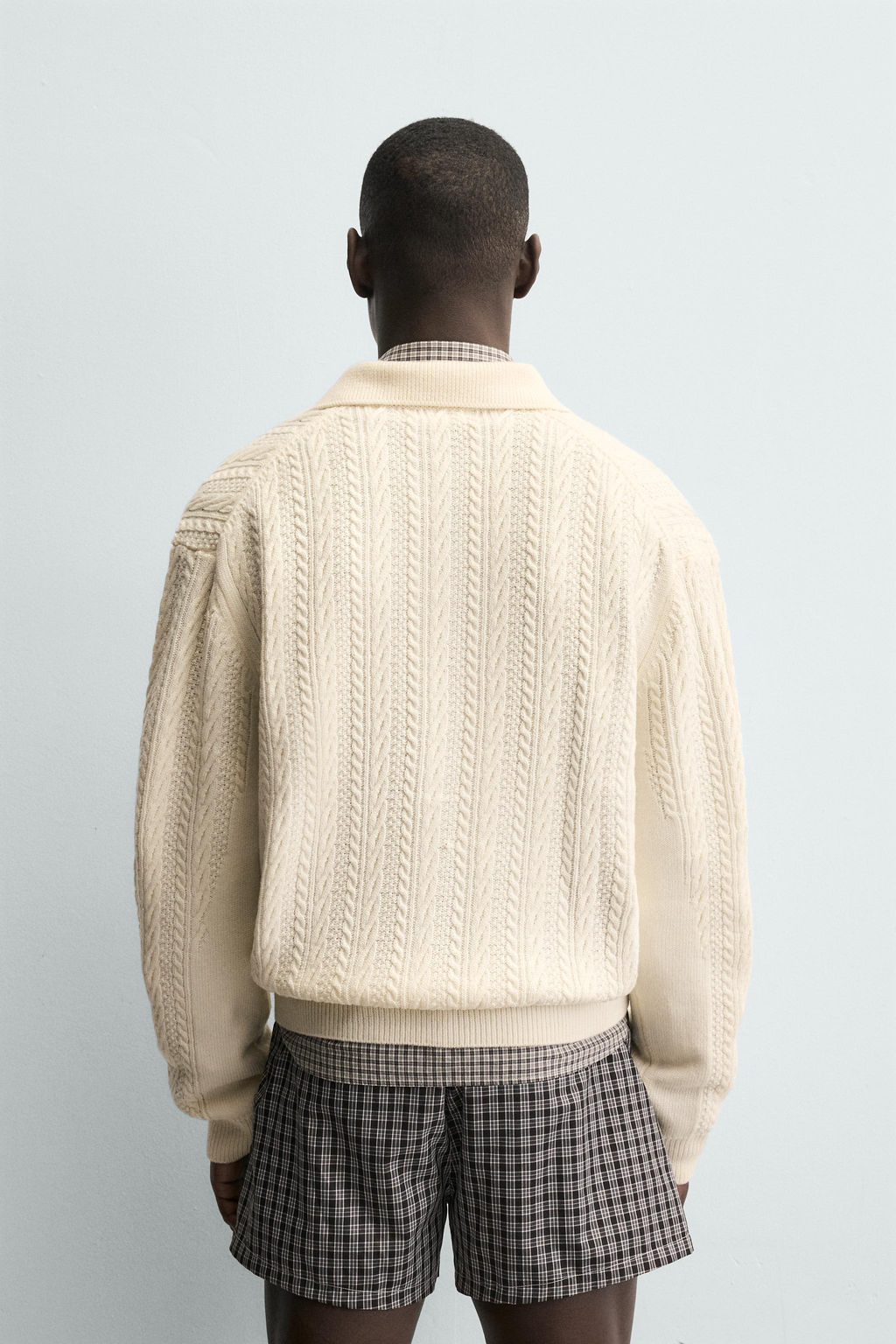 CABLE KNIT TEXTURED CARDIGAN - Zara фото 11
