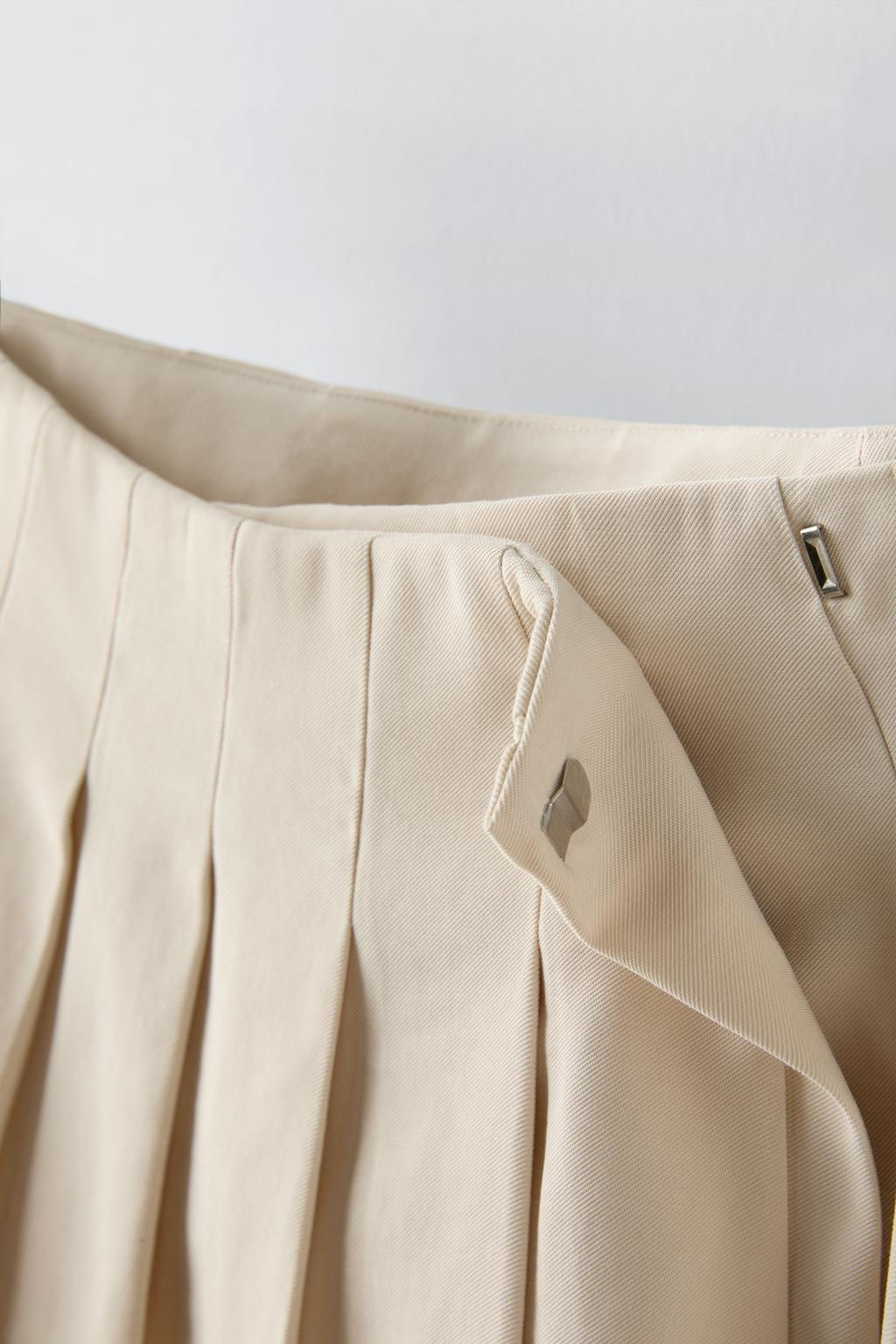 FLOWING BOX PLEAT SKIRT - Zara фото 6