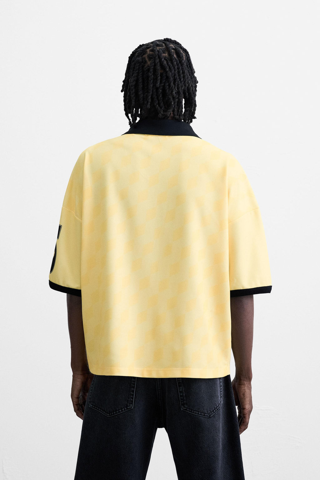 RETRO FOOTBALL PRINT POLO SHIRT - Zara фото 3