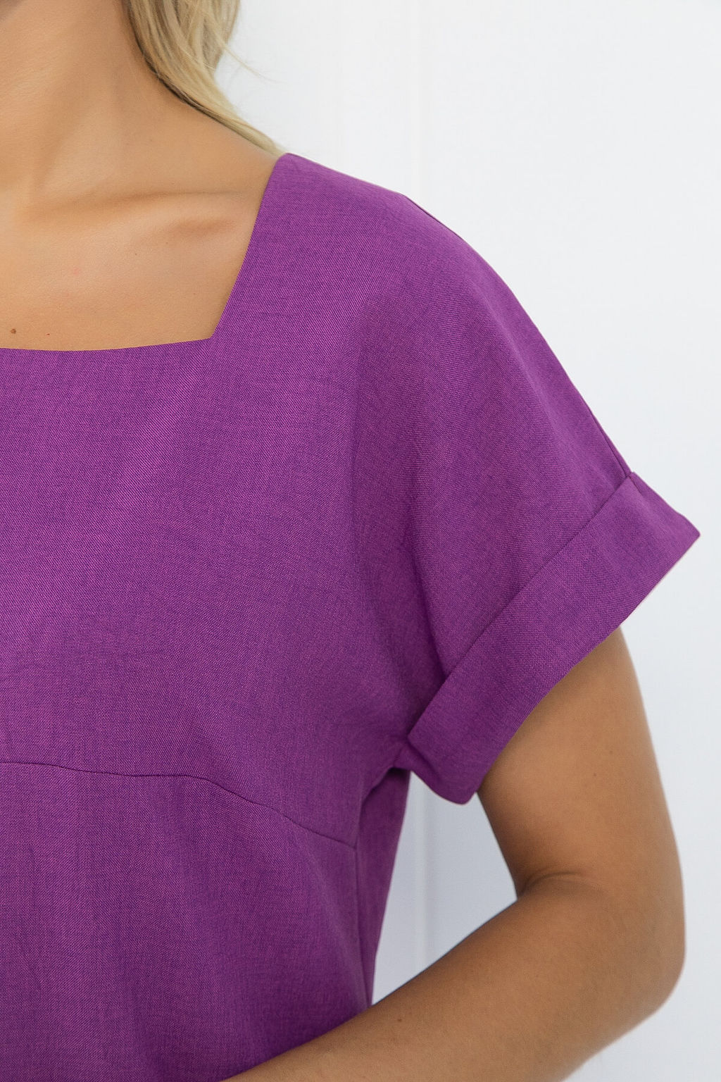 Платье Лика (темно-сиреневое) П11957