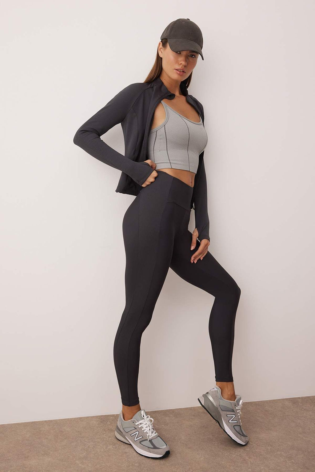 Antrasit Tam Boy Spor Tayt THMAW26TY00009 - Trendyolmilla фото 3