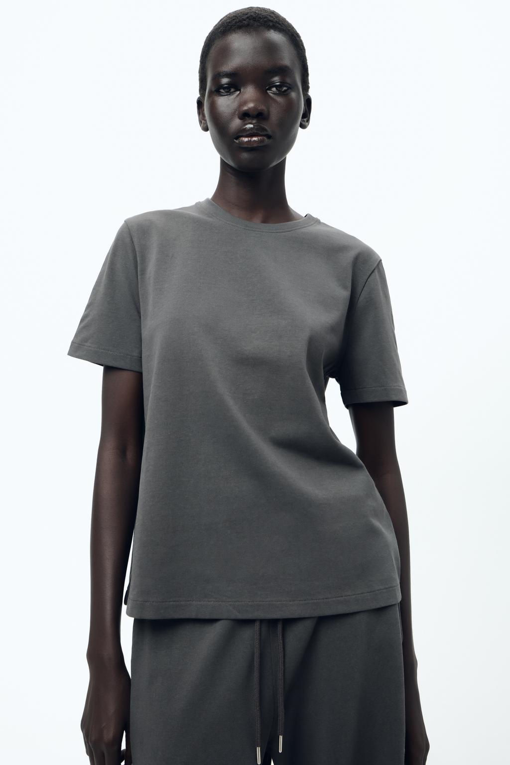 HEAVY COTTON T-SHIRT - Zara фото 18