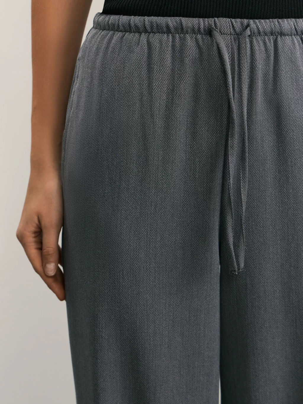 Брюки прямого кроя на кулиске / Zarina  фото 6