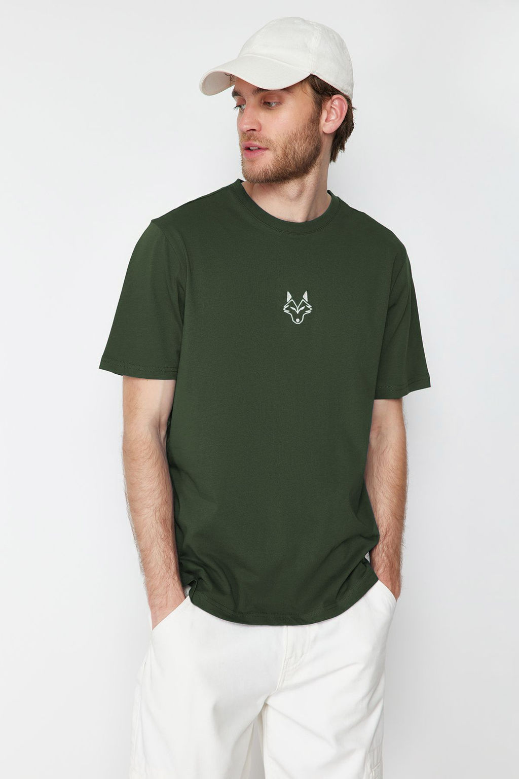 TRENDYOL MAN Siyah Regular/Normal Kesim Kurt Nak?sl? %100 Pamuklu T-Shirt TMNSS24TS00056 - Trendyolmilla фото 50