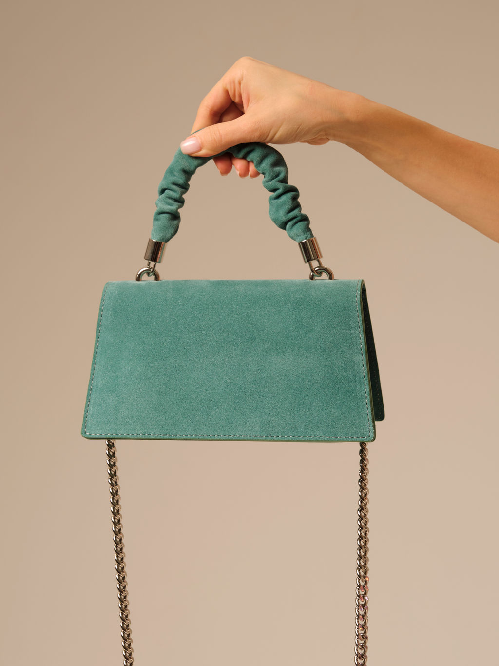 Сумка замшевая Deboro 30715 минт