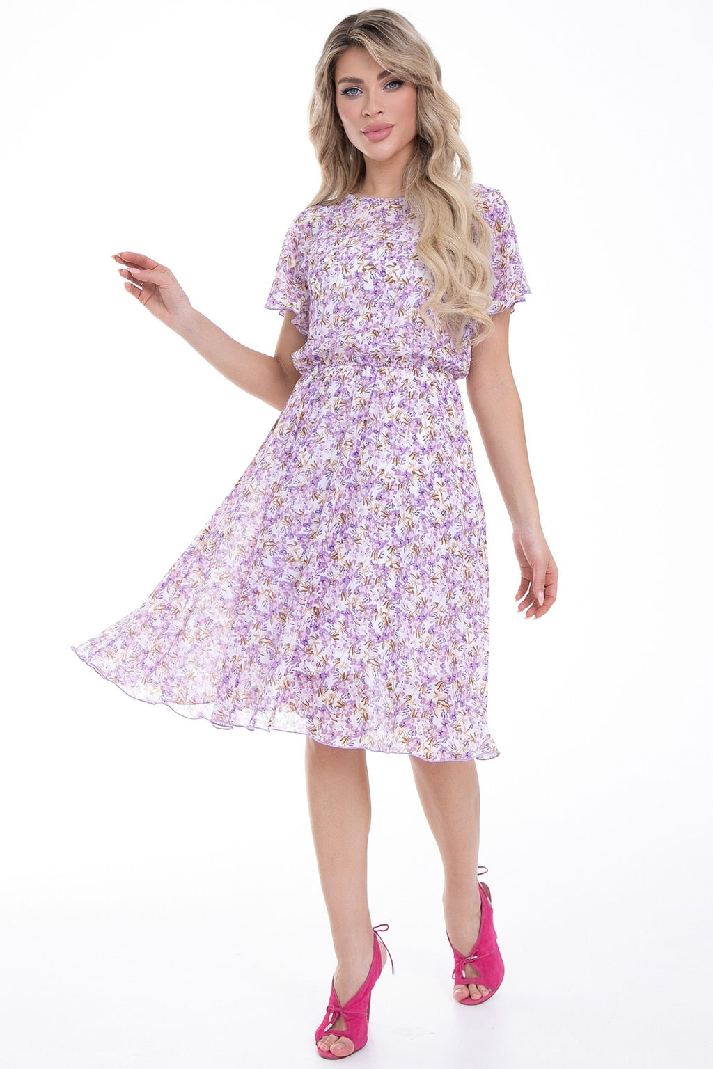 Платье Нимфа (шифон,лаванда)