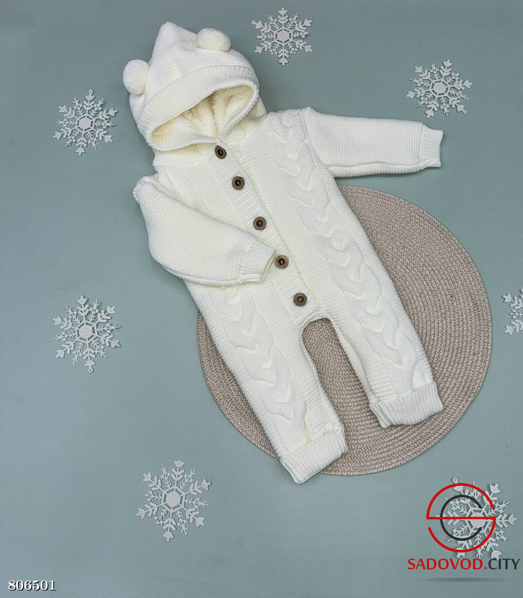 Вязаный детский комбинезон на меху - Bruno фото 10