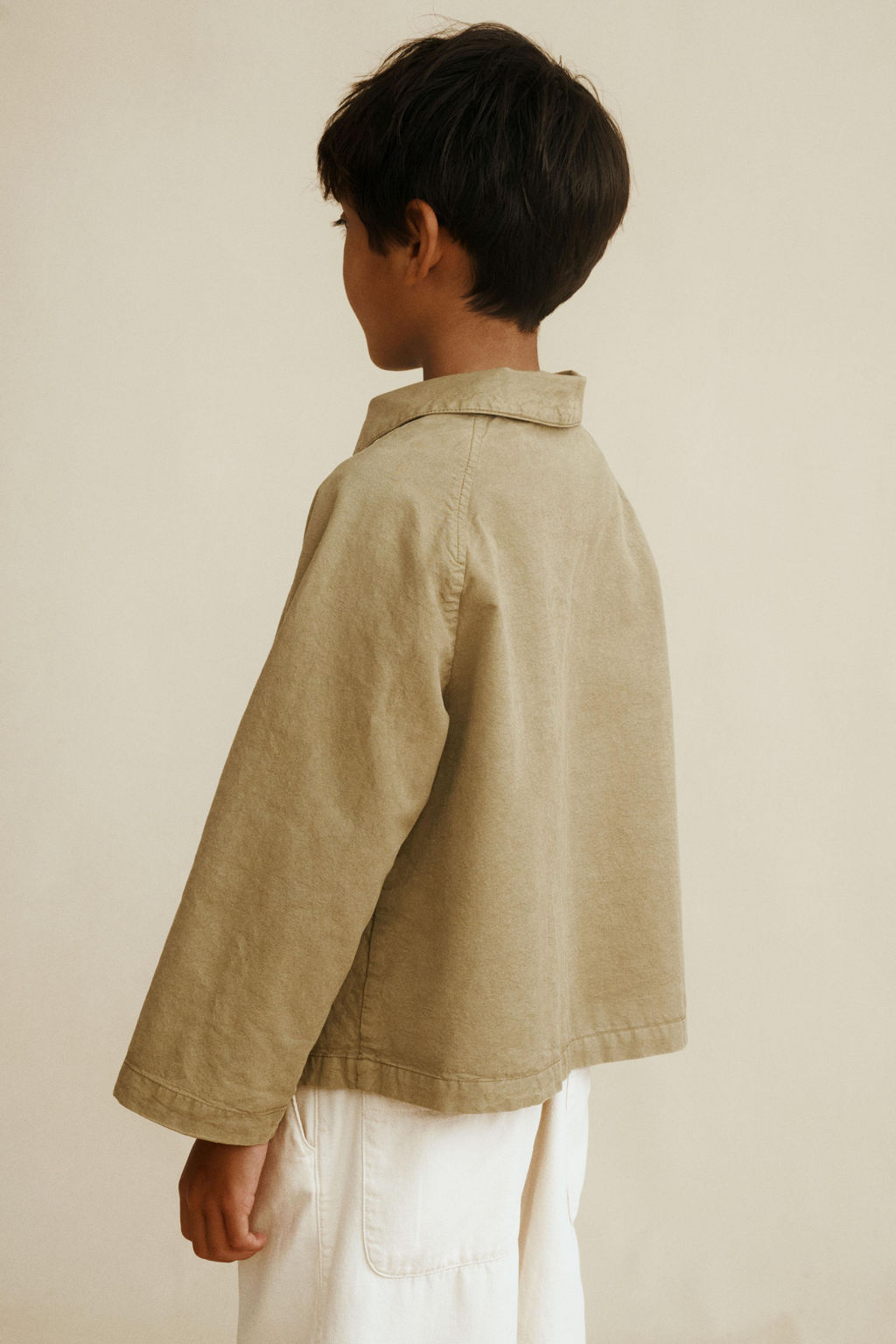 PANTAL?N RECTO CREATED BY CARAMEL LONDON X ZARA / Crudo medio  фото 6