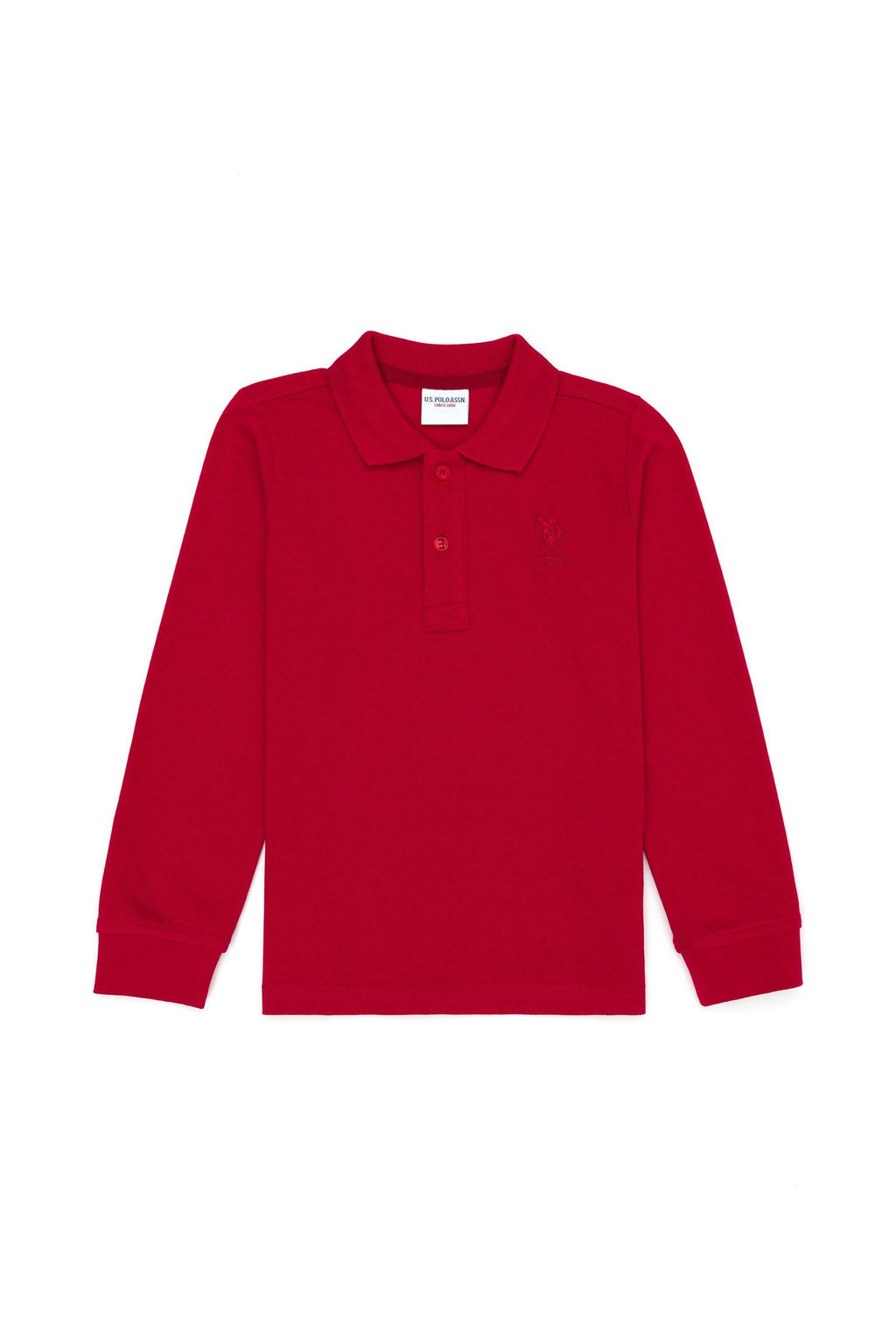 Красная базовая толстовка для мальчика - U.s. polo assn фото 2