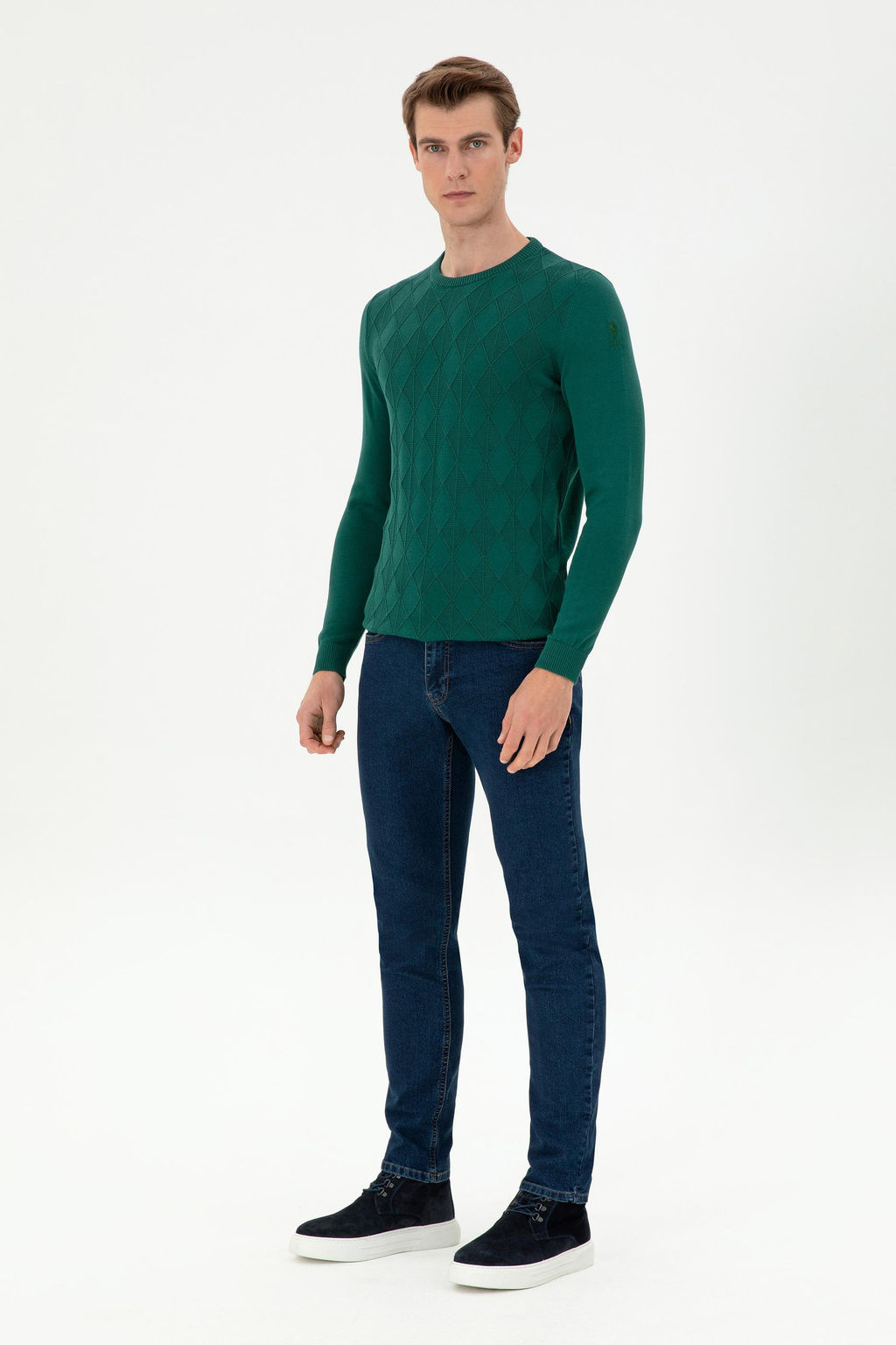 Мужские синие джинсовые брюки Неожиданная скидка в корзине - U.s. polo assn фото 3