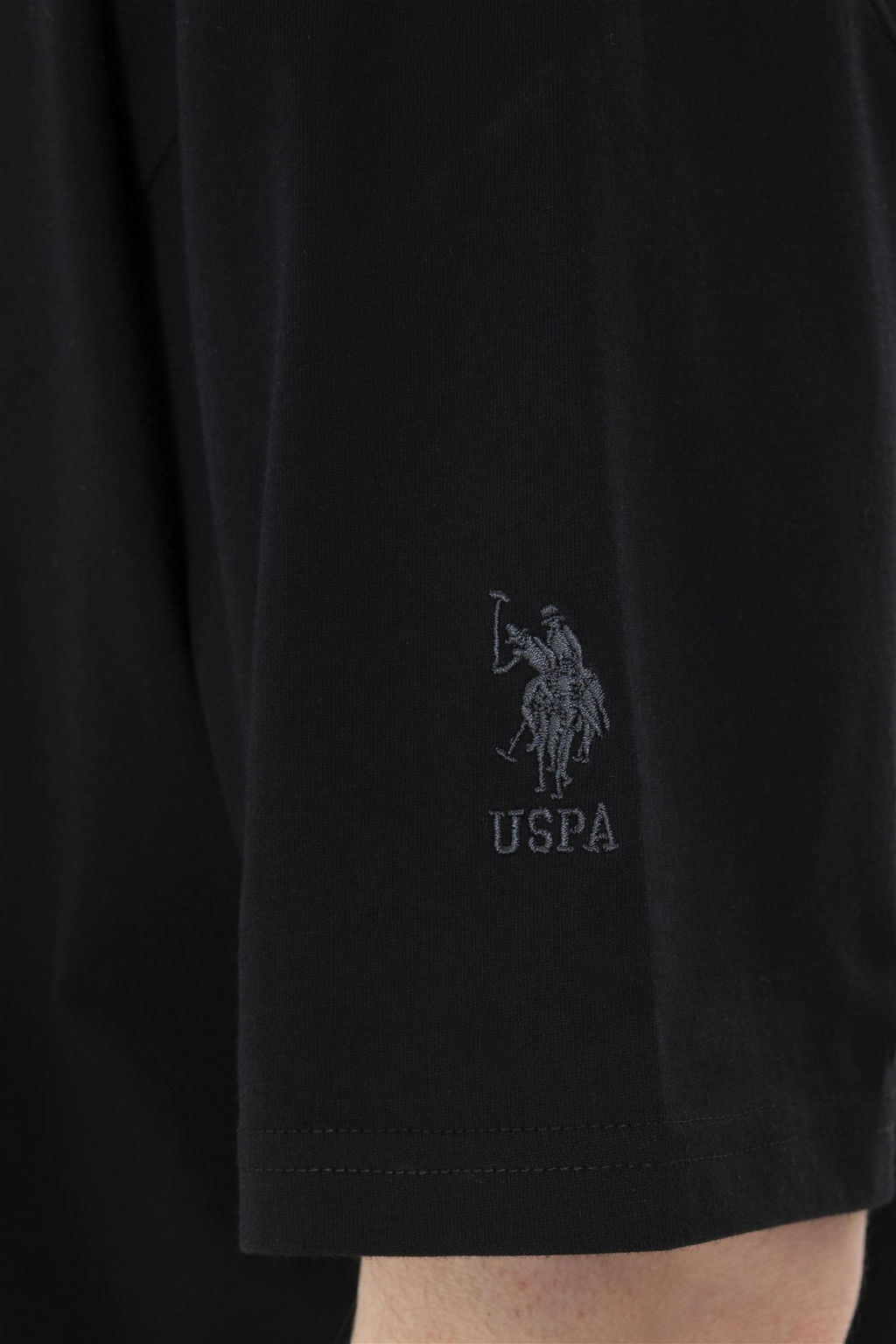 Мужская черная футболка - U.s. polo assn фото 7