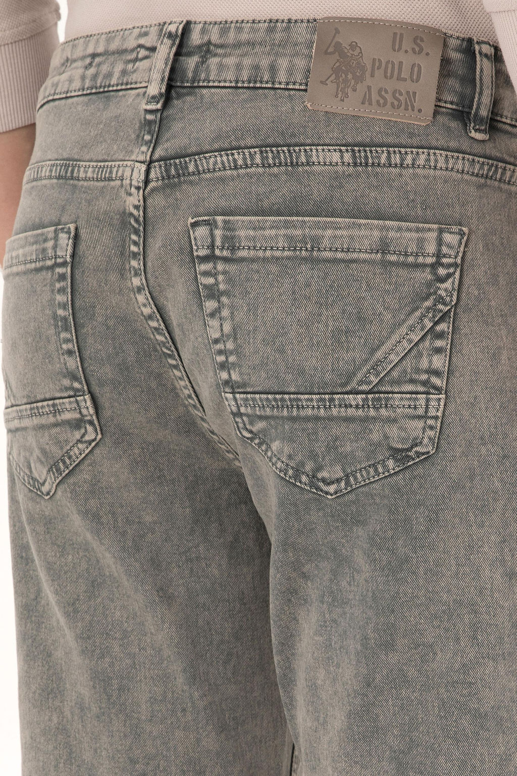 Erkek Gri Kanvas Pantolon - U.s. polo assn фото 6