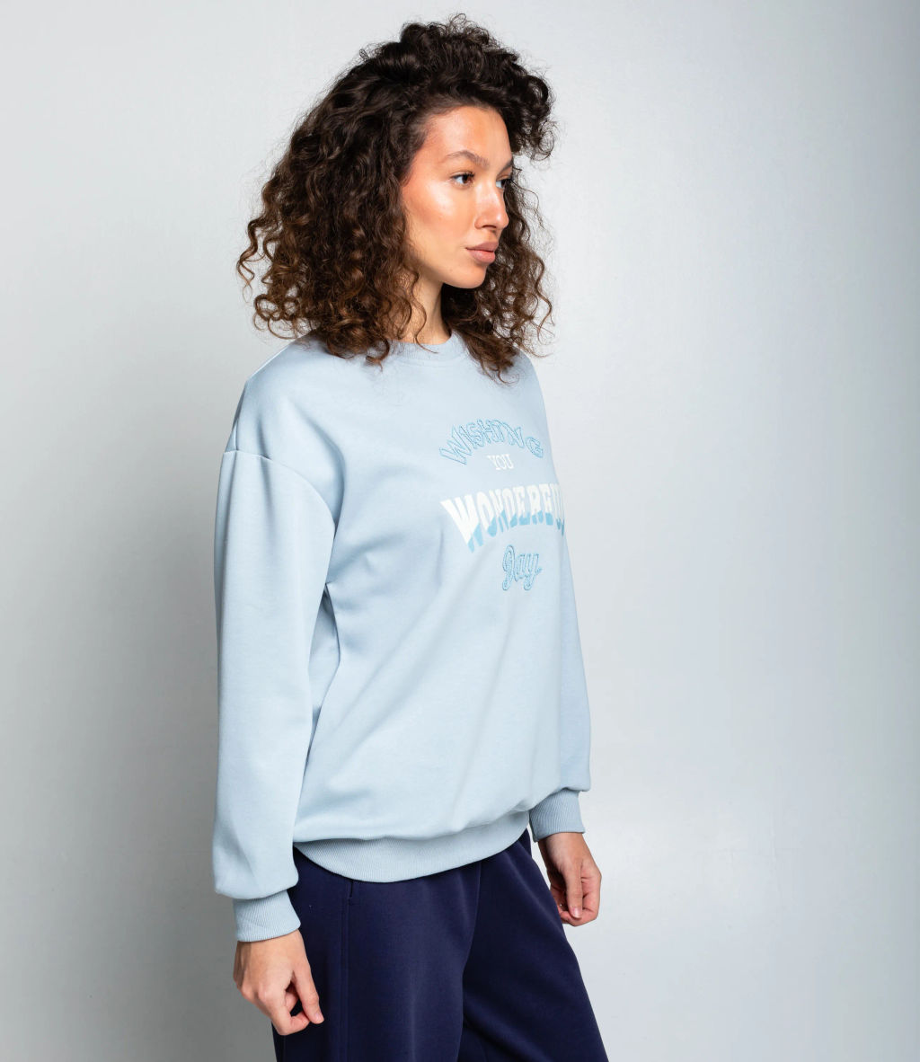 Свитшот #КТ2006 (7), голубой