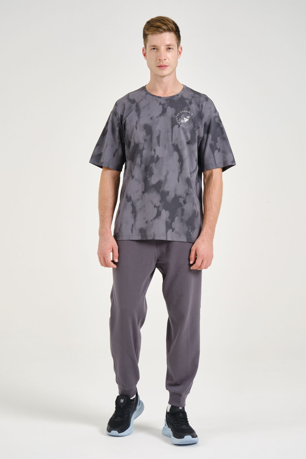 Брюки трикотажные Серый