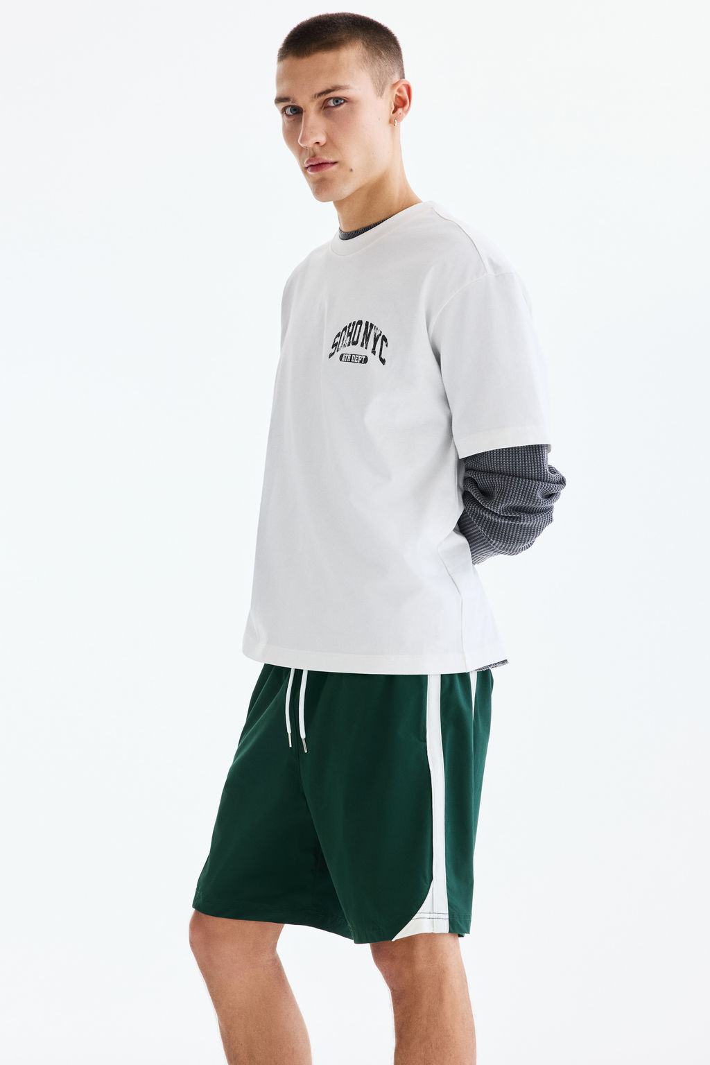 Regular Fit Track shorts - H&m фото 7