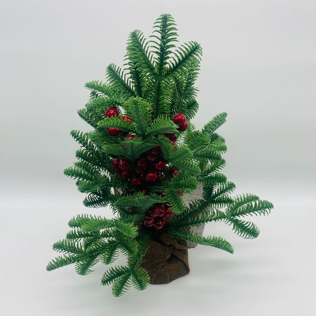 Декоративное новогоднее украшение - Веточка елки с ягодами (арт. 998) - Ип лебедев о.ю фото 4