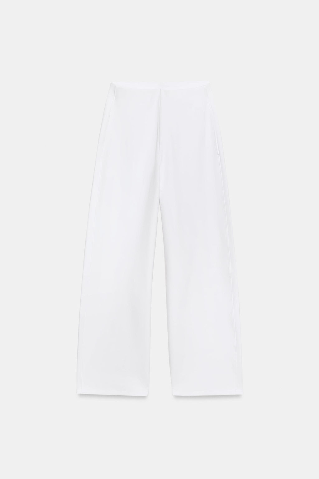 PANTAL?N BALLOON INTERLOCK / Blanco - Zara фото 7