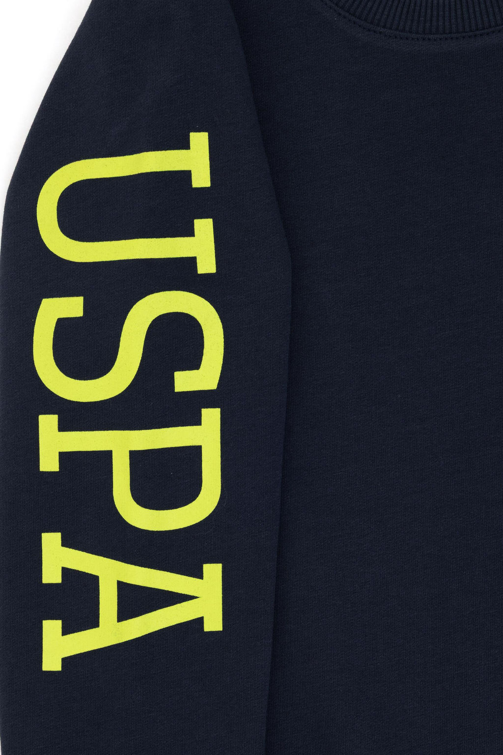 Erkek _ocuk A__k Lacivert _nce Bisiklet Yaka Basic Sweatshirt - U.s. polo assn фото 4