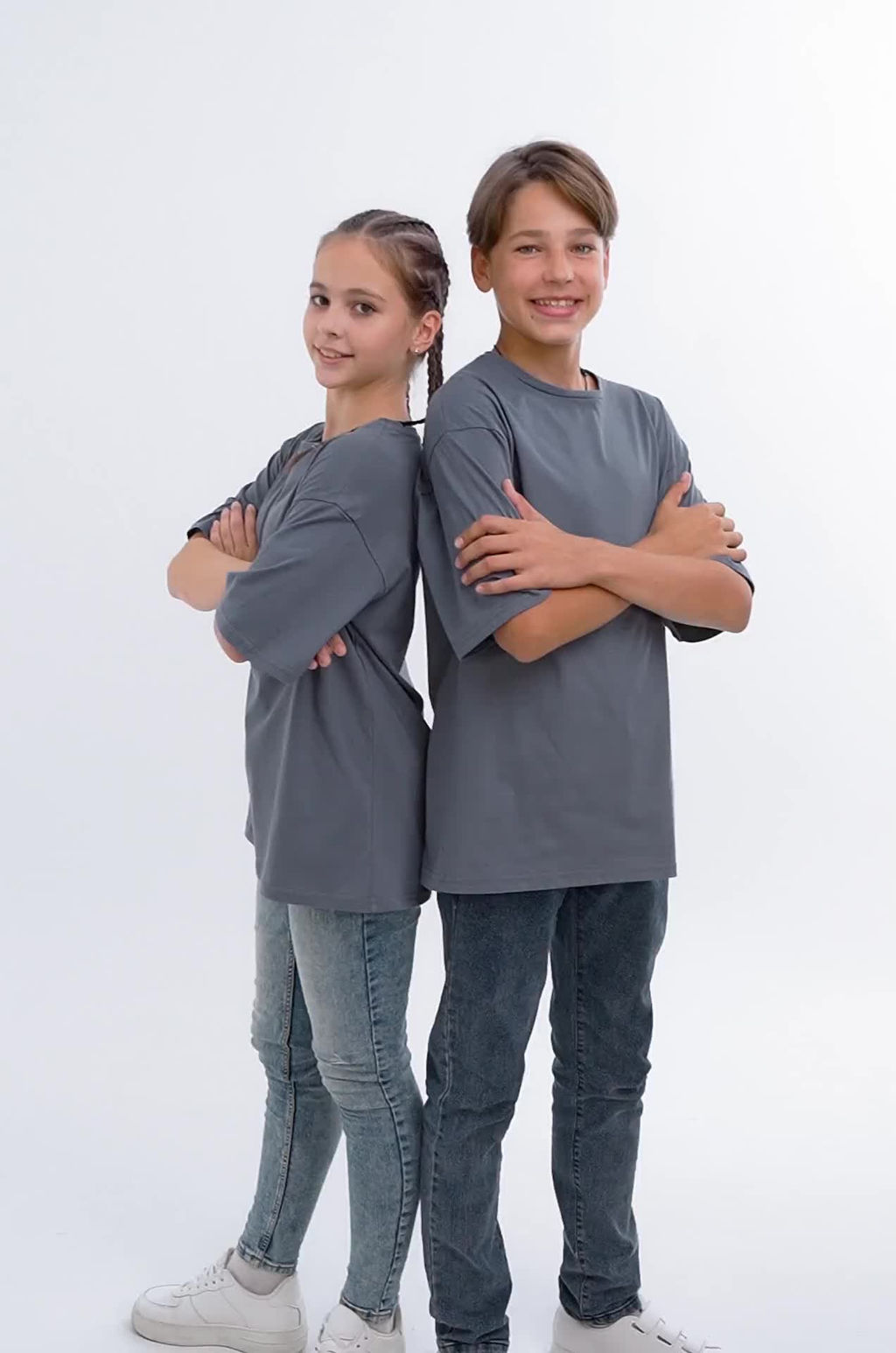 Детская футболка оверсайз Happyfox