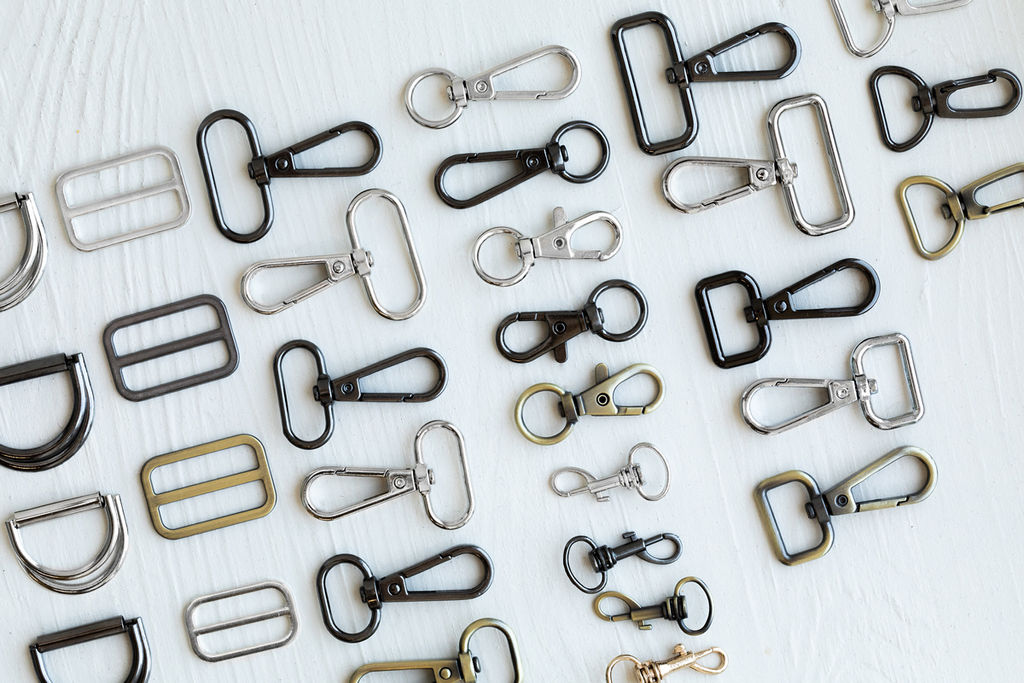 Фурнитура сумочная металл Gamma GH 100/09/10 Карабин 9 мм 10 шт. №30 под золото