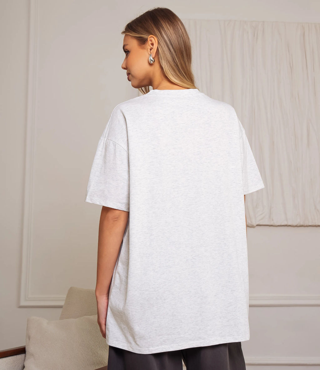 Футболка #КТ1 (22)-2, светло-серый меланж