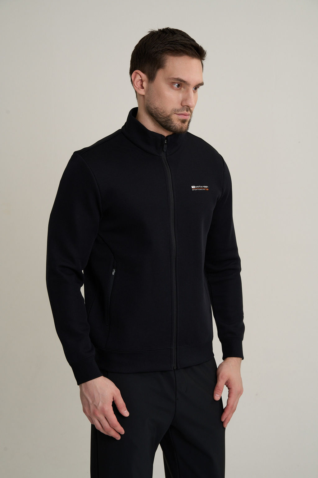 Олимпийка Черный TRN ESSENTIAL Knit Track Top