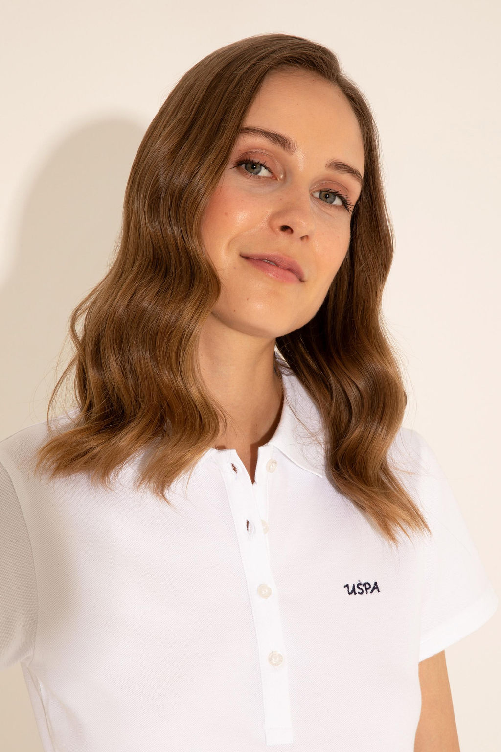 Женская белая базовая футболка - U.s. polo assn фото 17