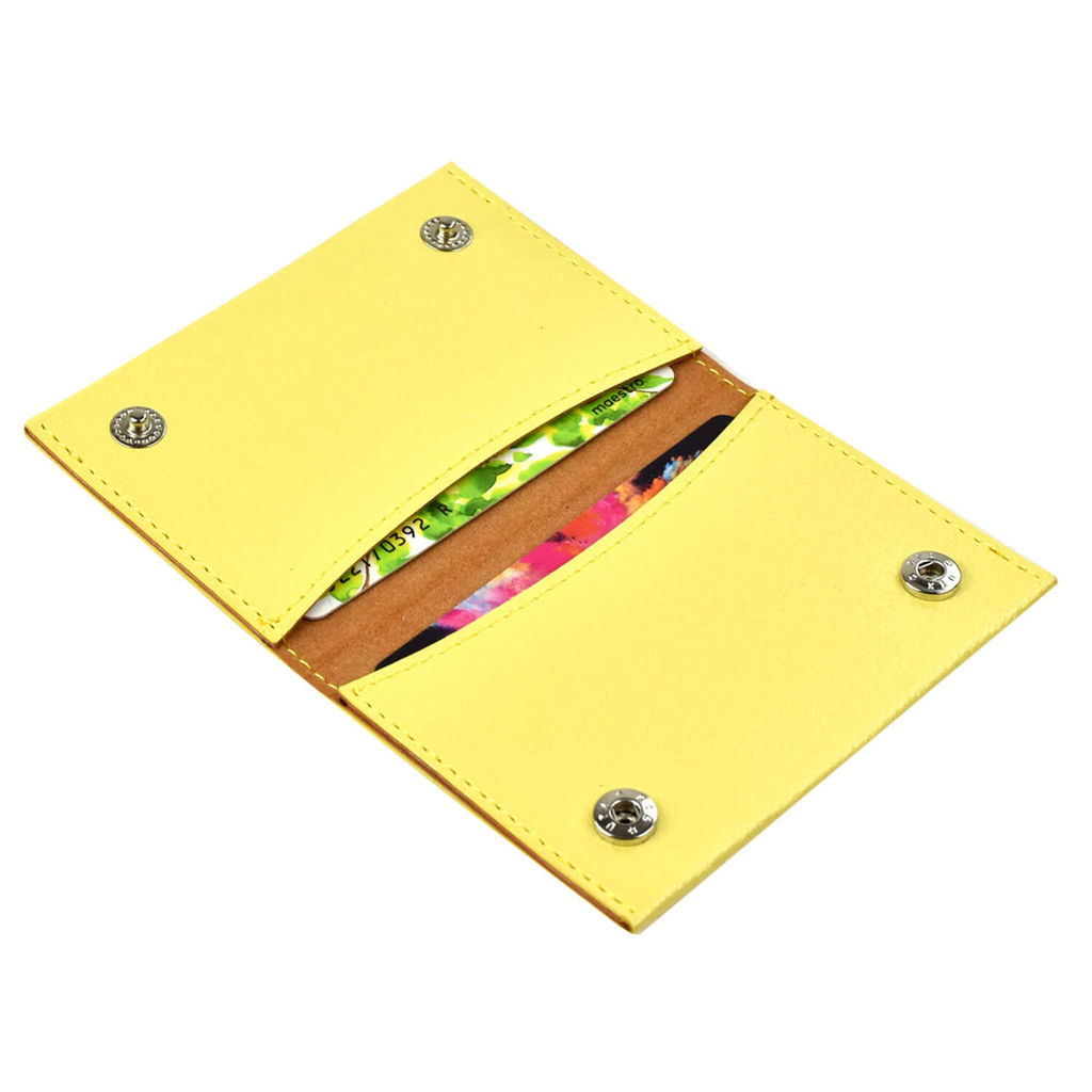 Чехол д/пласт. карт арт.48403/50 НАППА СВЕТЛО-ЖЕЛТЫЙ МЕТАЛЛИК - Феникс+ фото 4