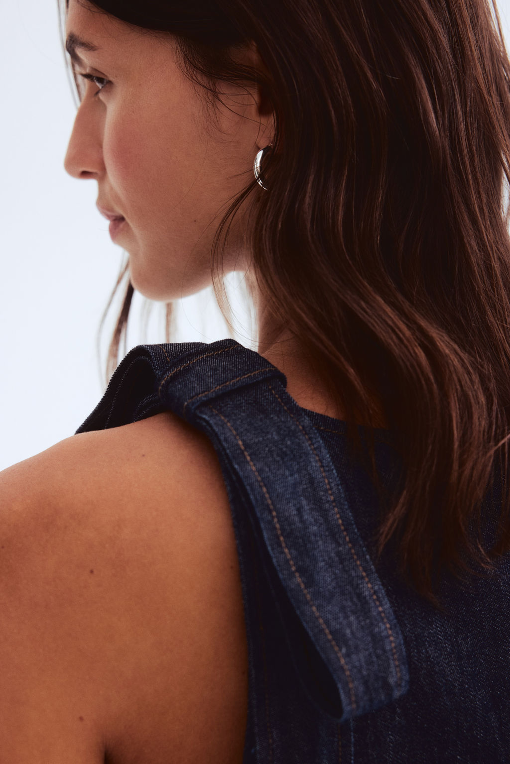 Top denim con lazada - H&m фото 4