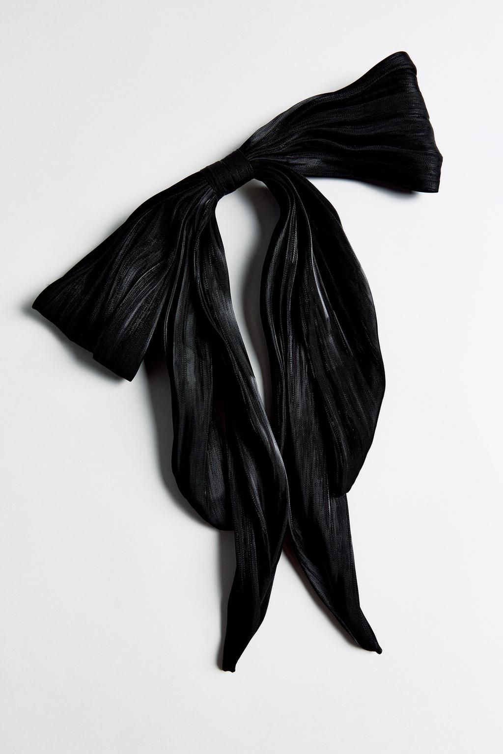 SATIN BOW HAIR CLIP - Zara фото 7