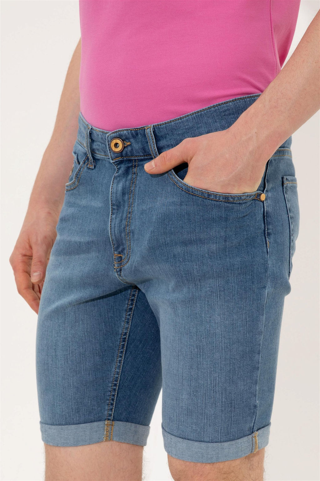 Мужские синие джинсовые шорты Неожиданная скидка в корзине - U.s. polo assn фото 6