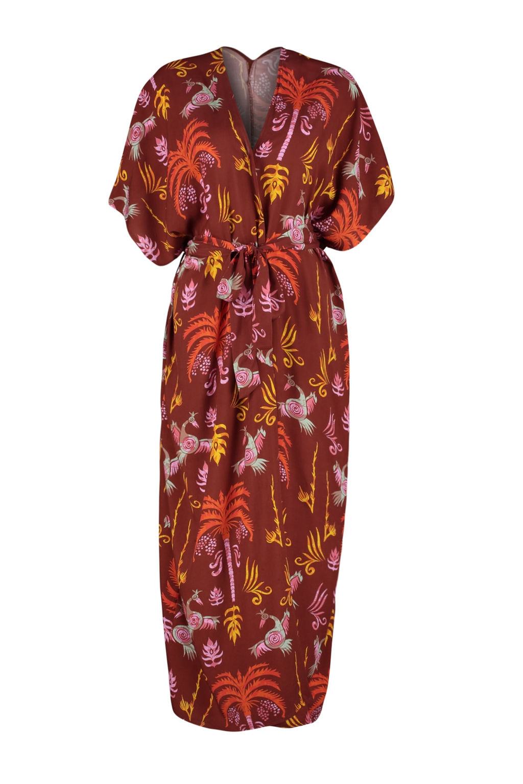 Yesil Etnik Desenli Kimono&Kaftan TBESS23KM00093 - Trendyolmilla фото 14