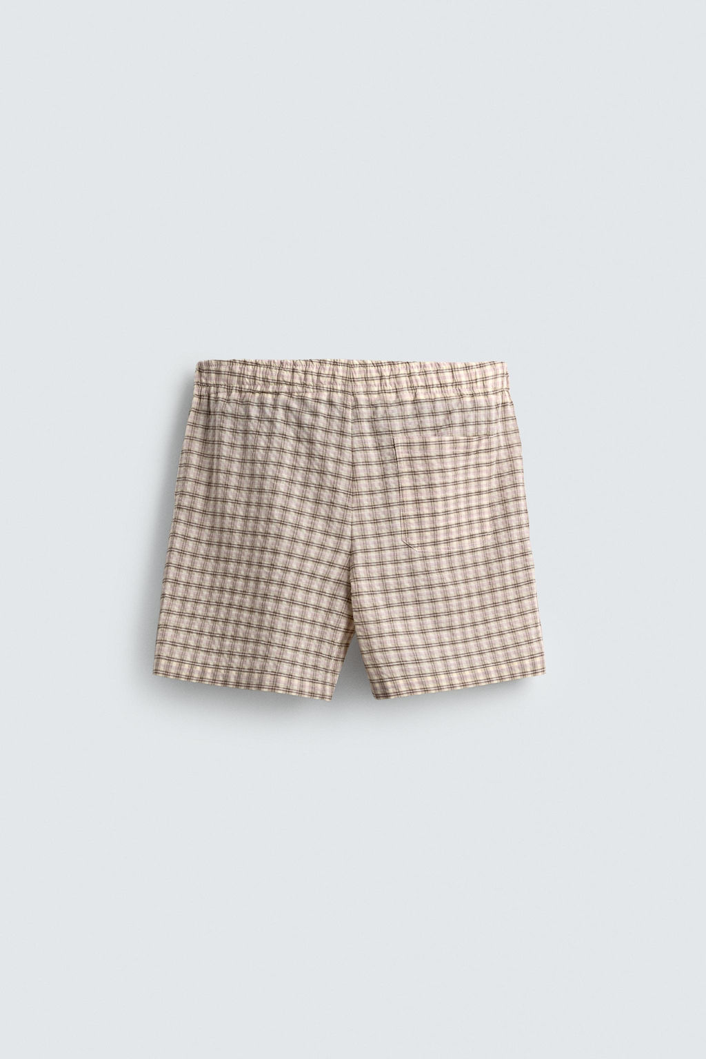 TEXTURED CHECK BERMUDA SHORTS - Zara фото 8