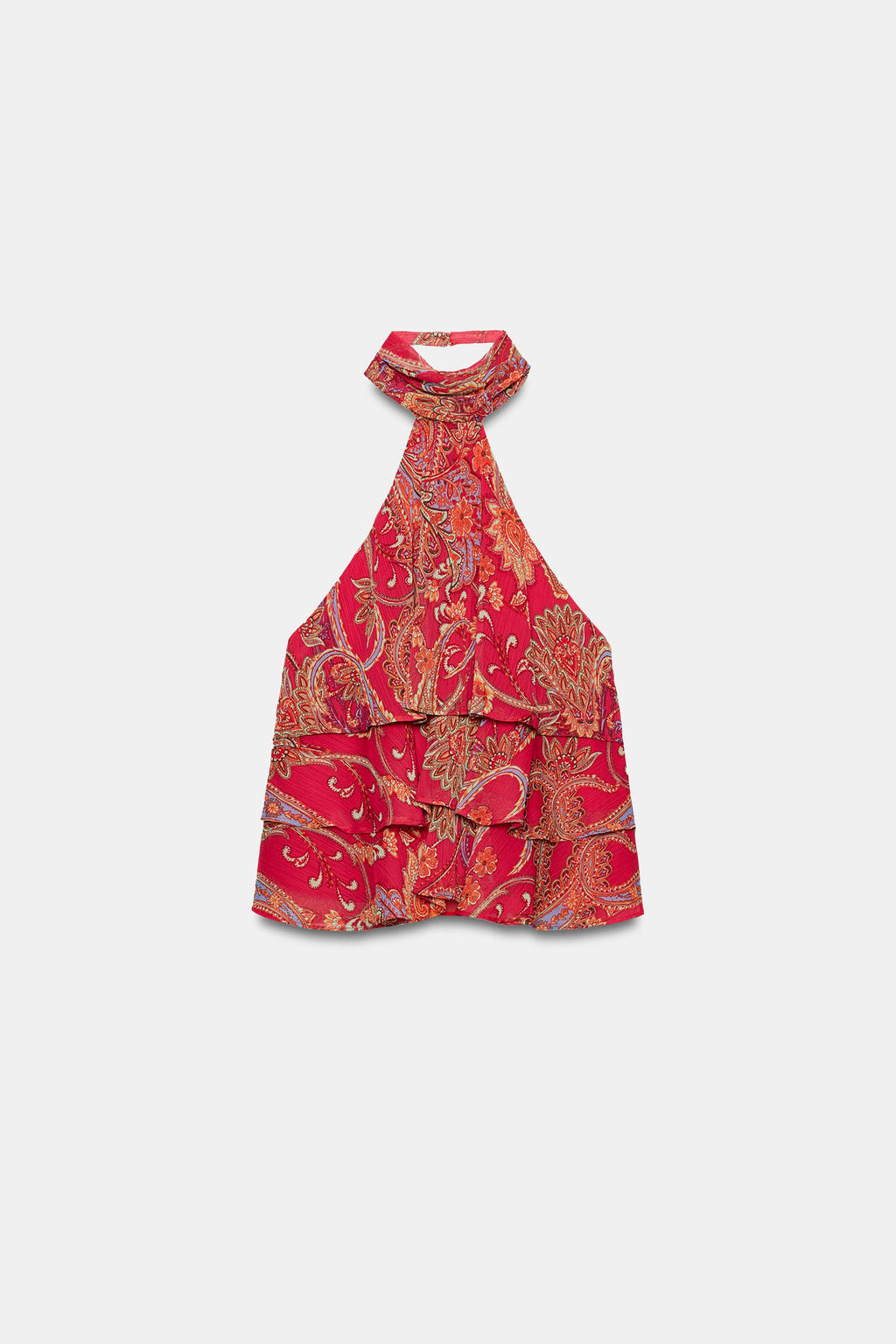 TOP HALTER LAZO / Multicolor - Zara фото 5