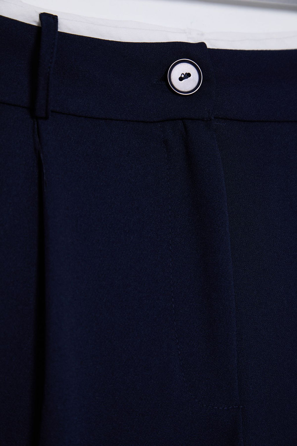 TRENDYOLMILLA Siyah Kemer Detayl? Wide Leg/Genis Paca Dokuma Pantolon TWOAW24PL00341 фото 8