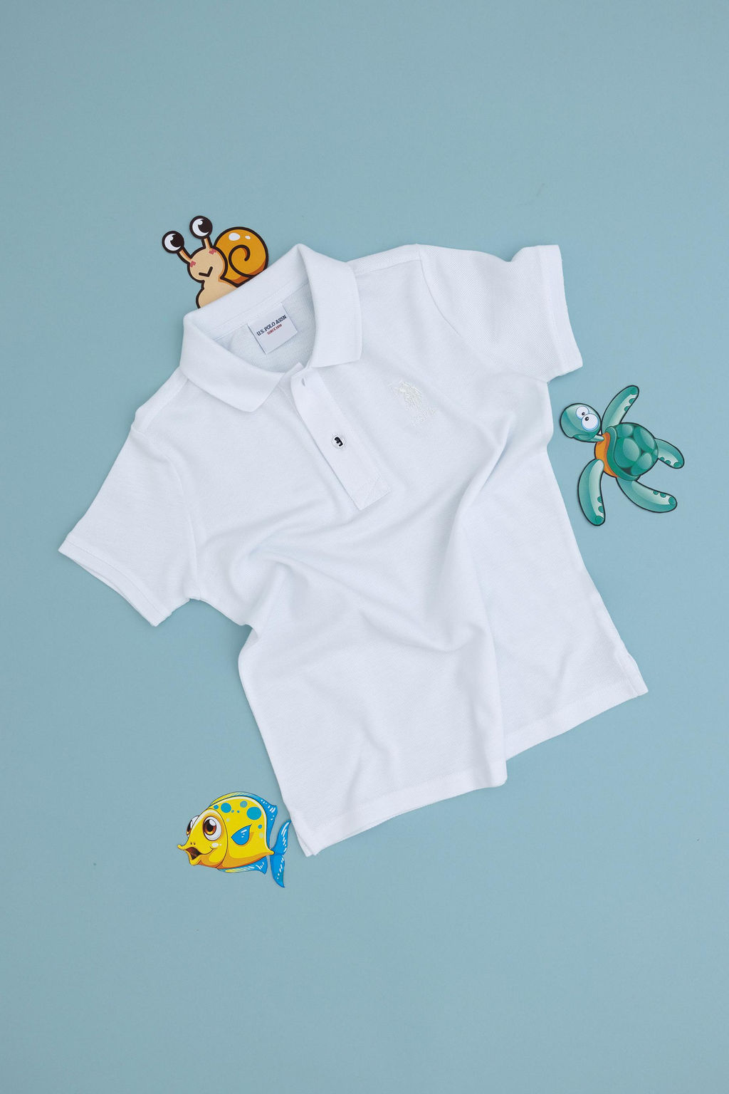 Erkek _ocuk Beyaz Basic Ti__rt Sepette S_rpriz _ndirim