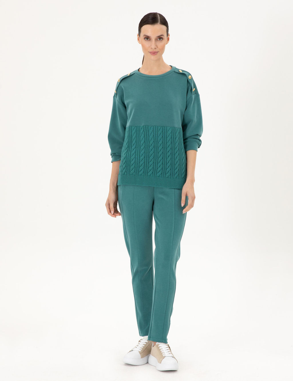 Спортивные брюки Pierre Cardin Regular Fit темно-зеленые
