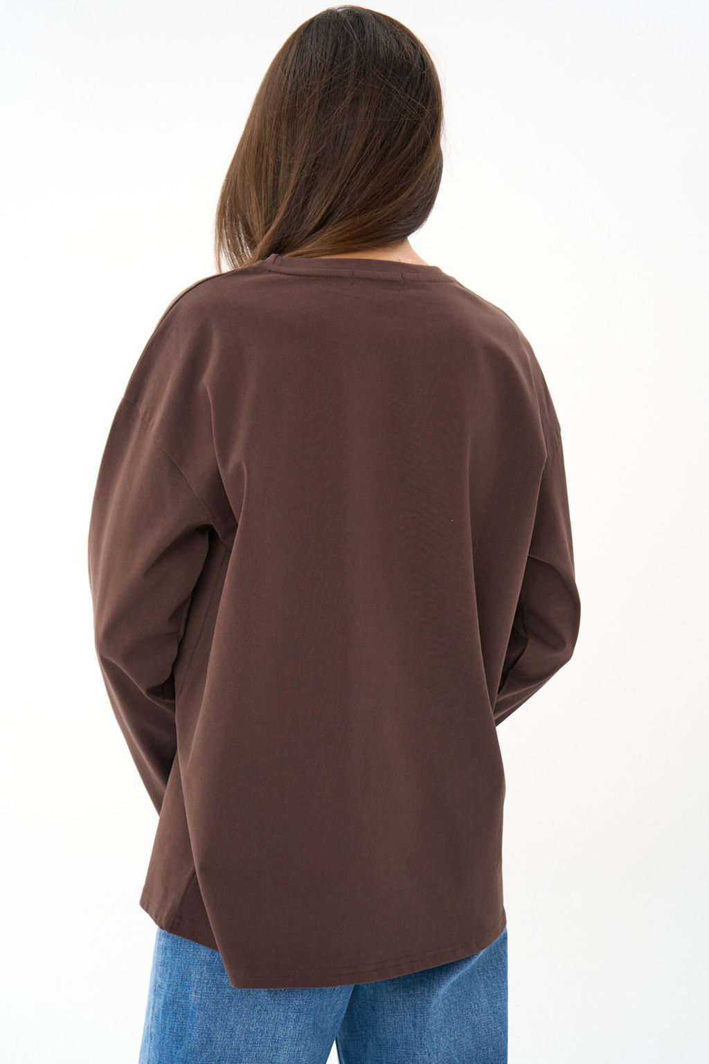 Лонгслив Эшли (шоколадный) - Эльза фото 6