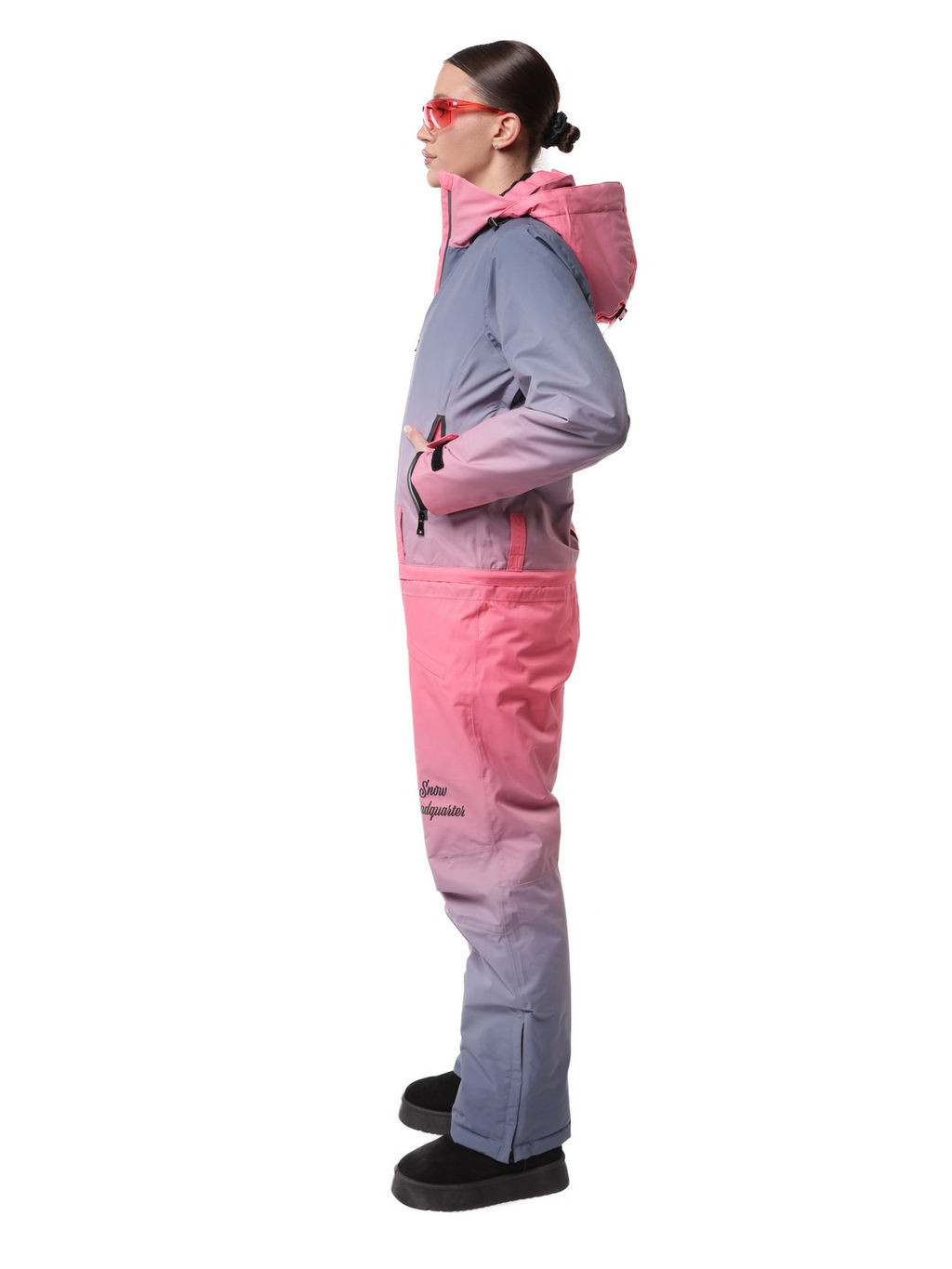 Комбинезон BB-0550 Розово-серый